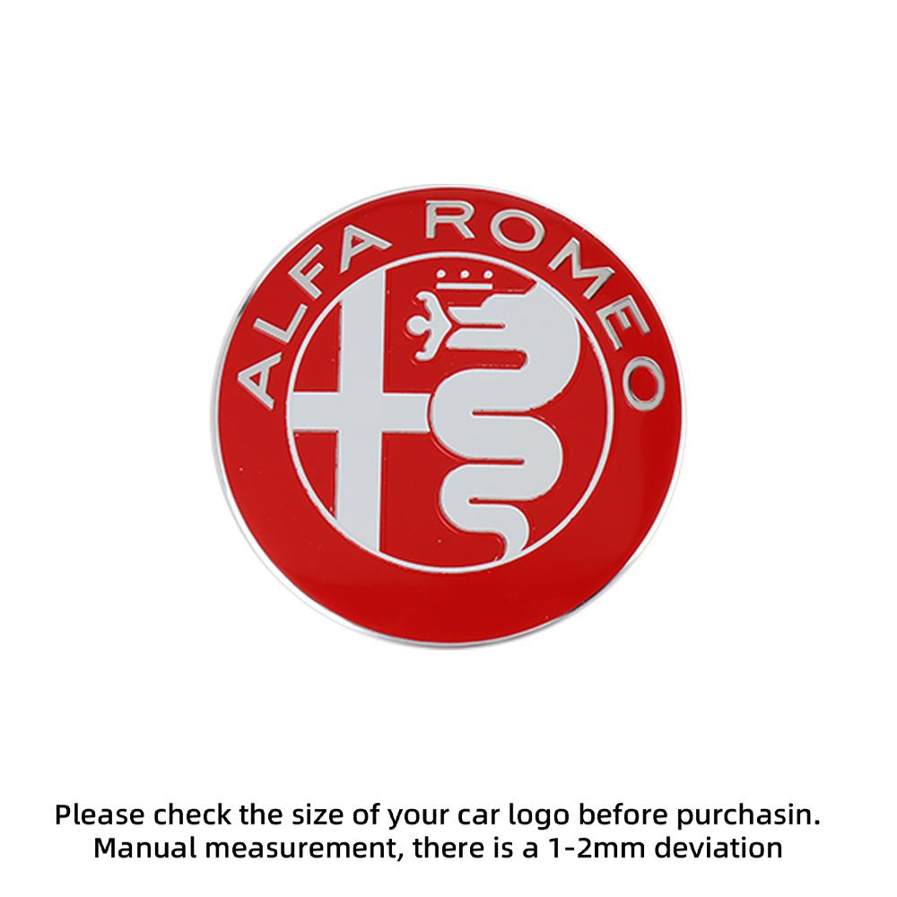 2026 Autocollant Chaud Métal 3D Calandre Avant d'Aile Badge Accessoires Extérieurs Auto Pour Alfa Romeo Giulia Stelvio Giulietta 156 15