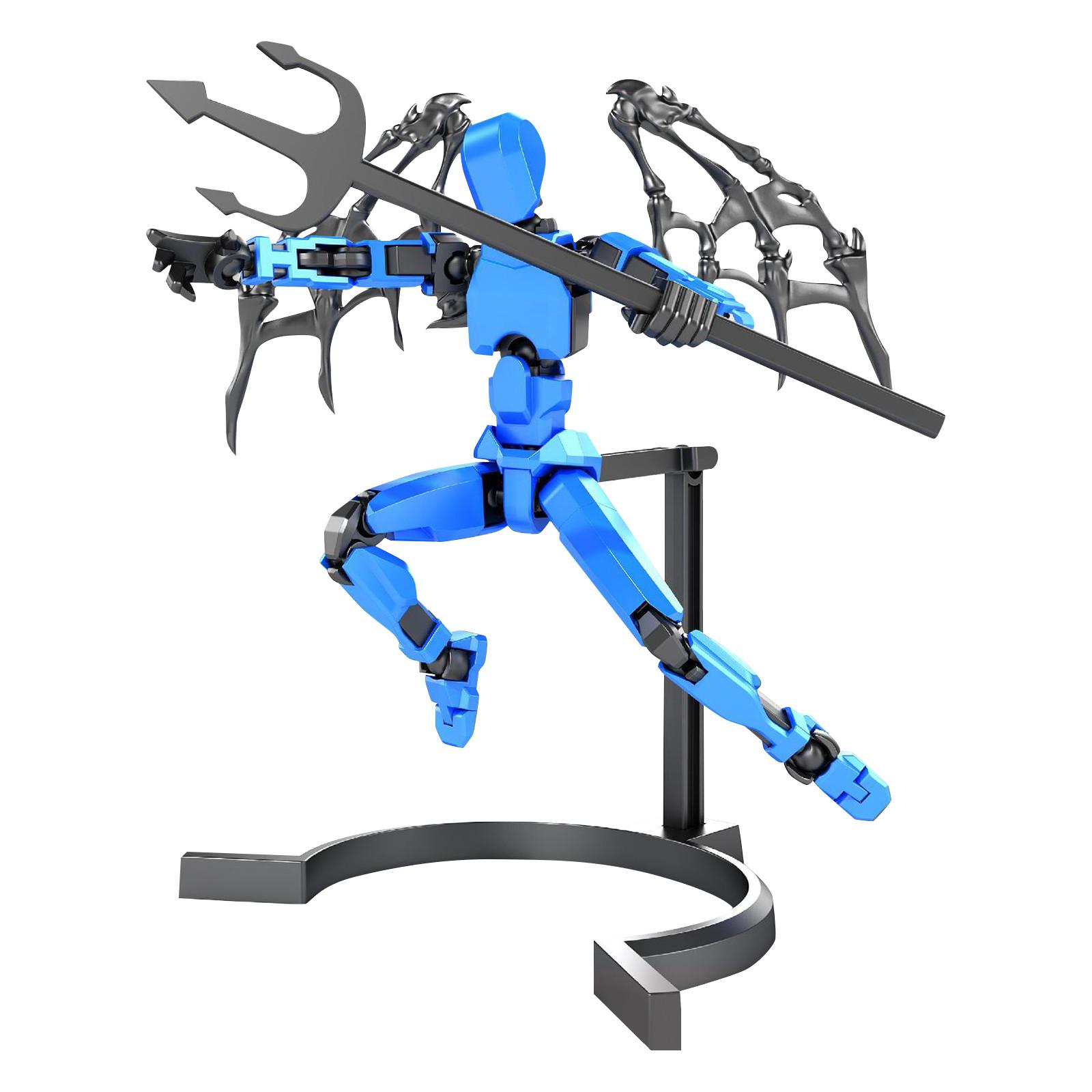 

Мобильная кукла-робот Titan, напечатанная на 3D-принтере One Size синий