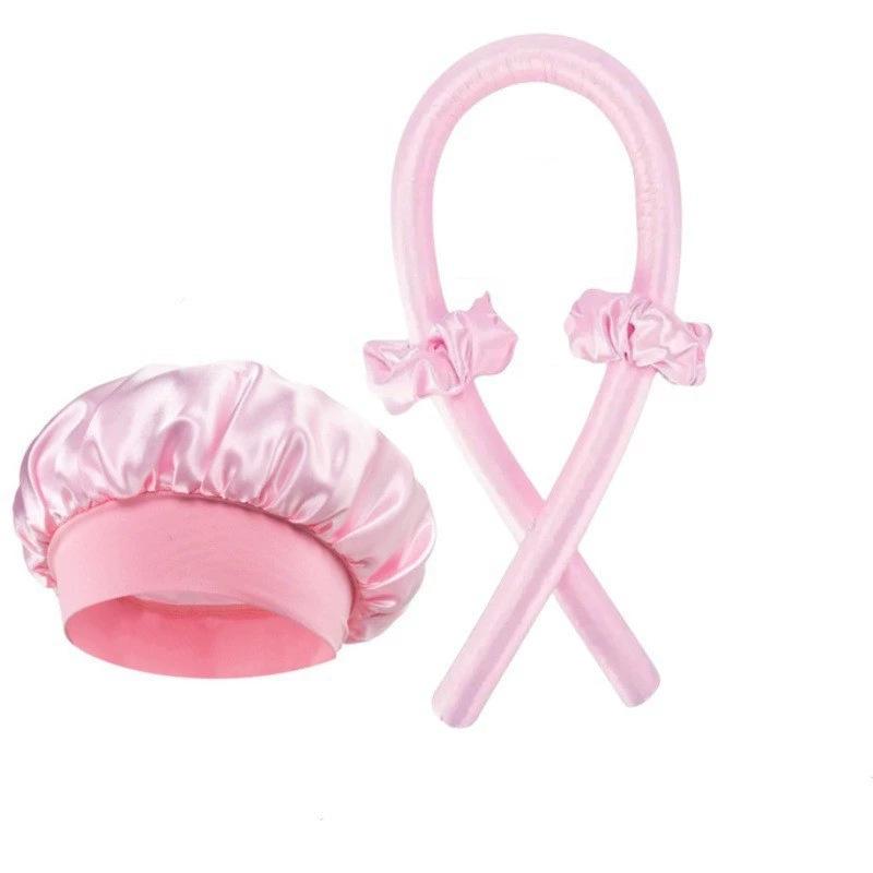 1set Woman Heatless Curling Rod Heatless Hair Curls Headband Make Hair Soft Shiny Hair Curler Hairdressing Tools Accessories