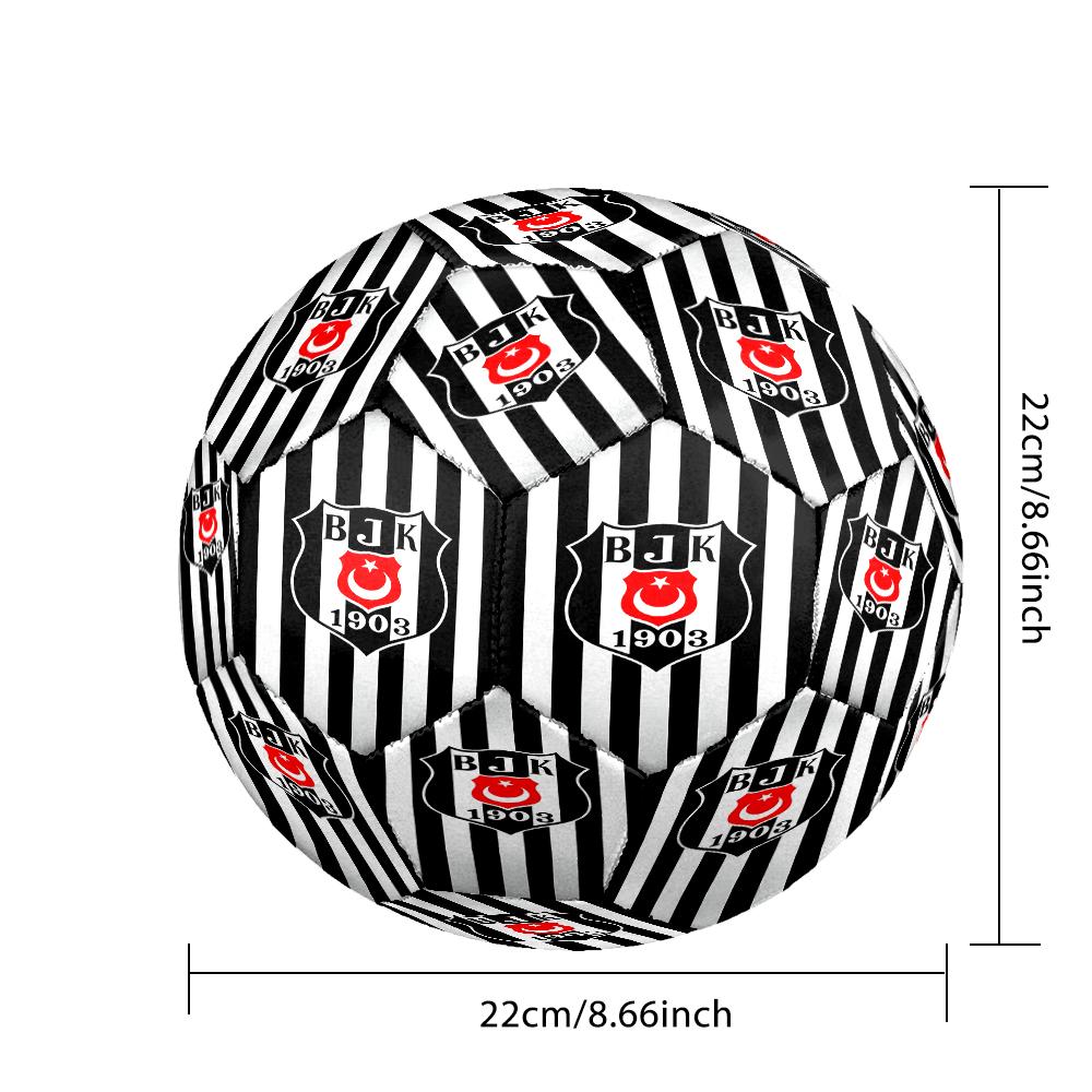 Be?ikta? Istanbul Crest Emblem Size 5 Soccer Ball,Indoor/Outdoor Suitable for Training Matches Tournaments Practice Games Perfect Gift for Fan