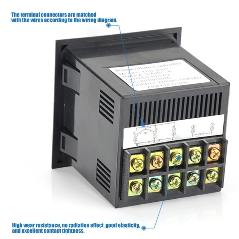 220V Knob 0-400 Degree Digital Thermostat Powered Temperature Controller Heat Resistance Thermostat For Baking