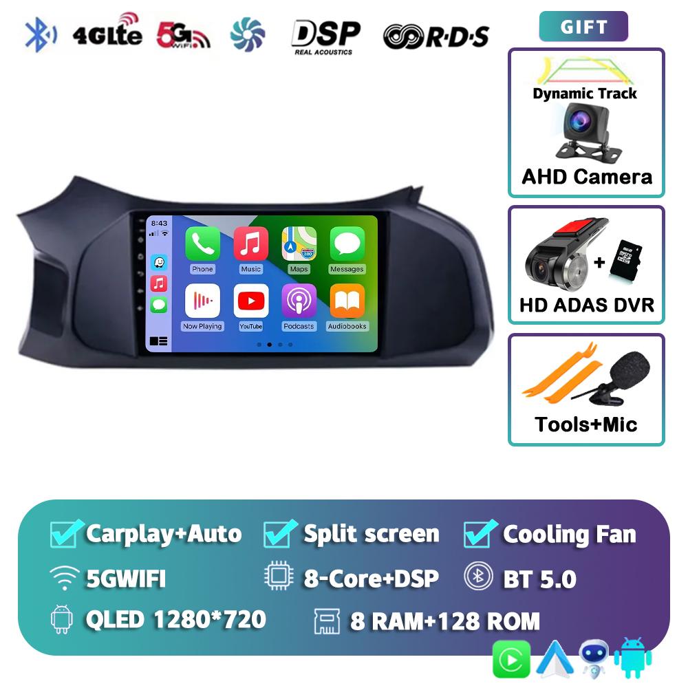 Android 14 CarPlay Car Radio For Chevrolet Onix 2012-2014 2015 2016 2016- 2019 GPS 2din Multimedia Video Player 2 Din Stereo 4G