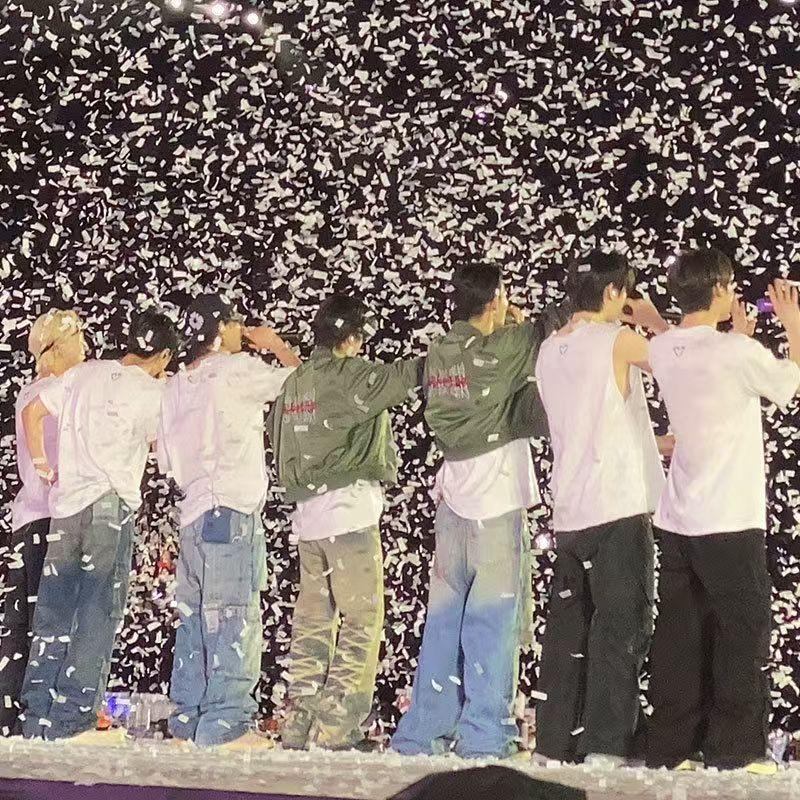 Enhypen 2025 WALK THE LINE koncertní tričko Kpop Móda letní tričko