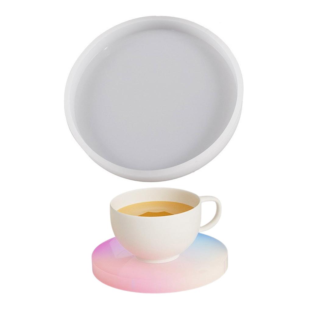 Versatile Silicone Casting Mold Epoxy Resin Mold Versatile Round/Square Coaster Ornaments Mould Jewelry Making Tool