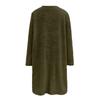 Winter Women's New Love Print Round Neck Loose Long Sleeve Pocket Plush Sweater For Women