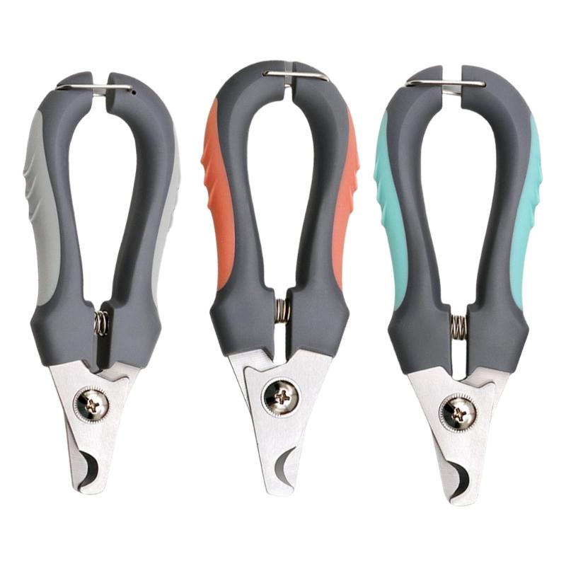 All Size Pet Nail Clippers With Protective Guard Stainless Steel Blade and Grooming File for Small Dog Cats Grooming Use