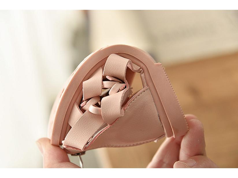 2025 Summer Girls' Soft Leather Roman Sandals - Korean Style Princess Shoes