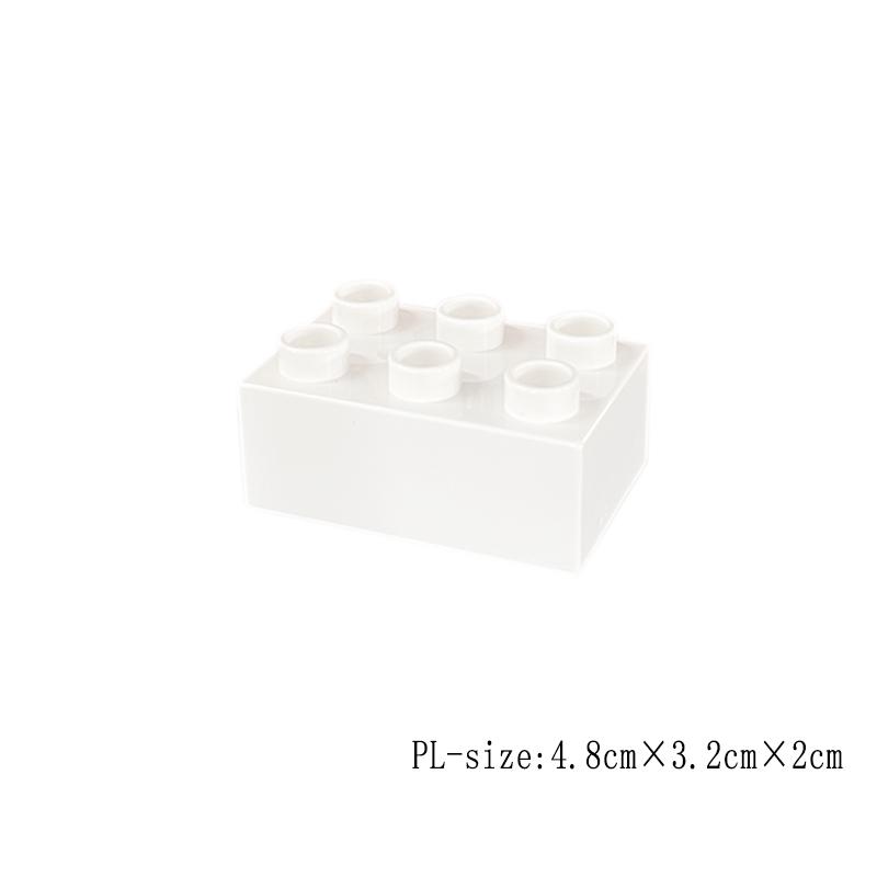 12pcs Big Size Thick Building Blocks 2x3 Dots Assembled Figures Bricks Educational Kids Toys Compatible Large Particle For Kids
