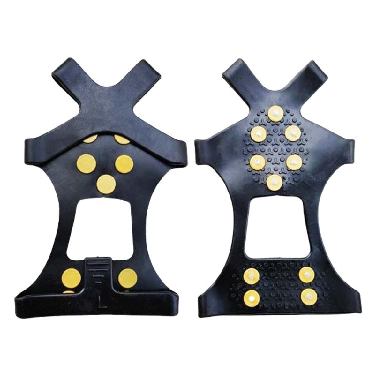 

NonSlip Winter Ice Grippers with 10 Teeth Ice Snow Grip Snow Ice Claw Winter Shoe Boot Cleats Ice Grippers Enduring S