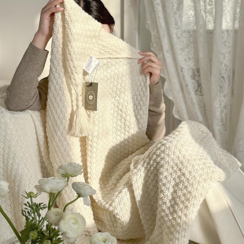 OEING Nordic Knitted Nap Blanket 110*150CM