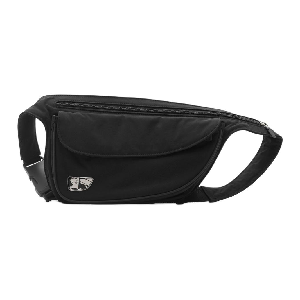 

Burberry Metallic Accessories Zipper Closure Waist Bag Men Waist Bag Black 80981971 Basic Set (Bag+Dust Bag)