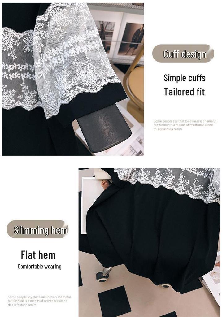 Plus Size Slimming Loose Mid-Length Short-Sleeve Women's T-Shirt (200/300/350 Jin) 
