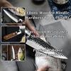 Professional Chef Knife Hand Forged Stainless Steel Kitchen Butcher Knives Vegetables Cutter Meat Slicer Ebony Handle
