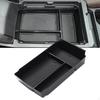 Black Center Console Organizer Container Replaces Interior Accessories Waterproof Armrest Storage