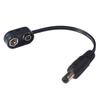 Battery Clip Converter Power Cable 9 Volt Power Eliminator Adapter Power Supply Cable Snap Connector Guitar Accessories