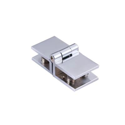 Practical Zinc Alloy Door Hinge Clamp 0 Degree Frameless Design Glass Clamp 180 Degree 90 Degree Shower Door Hinges Glass Panels