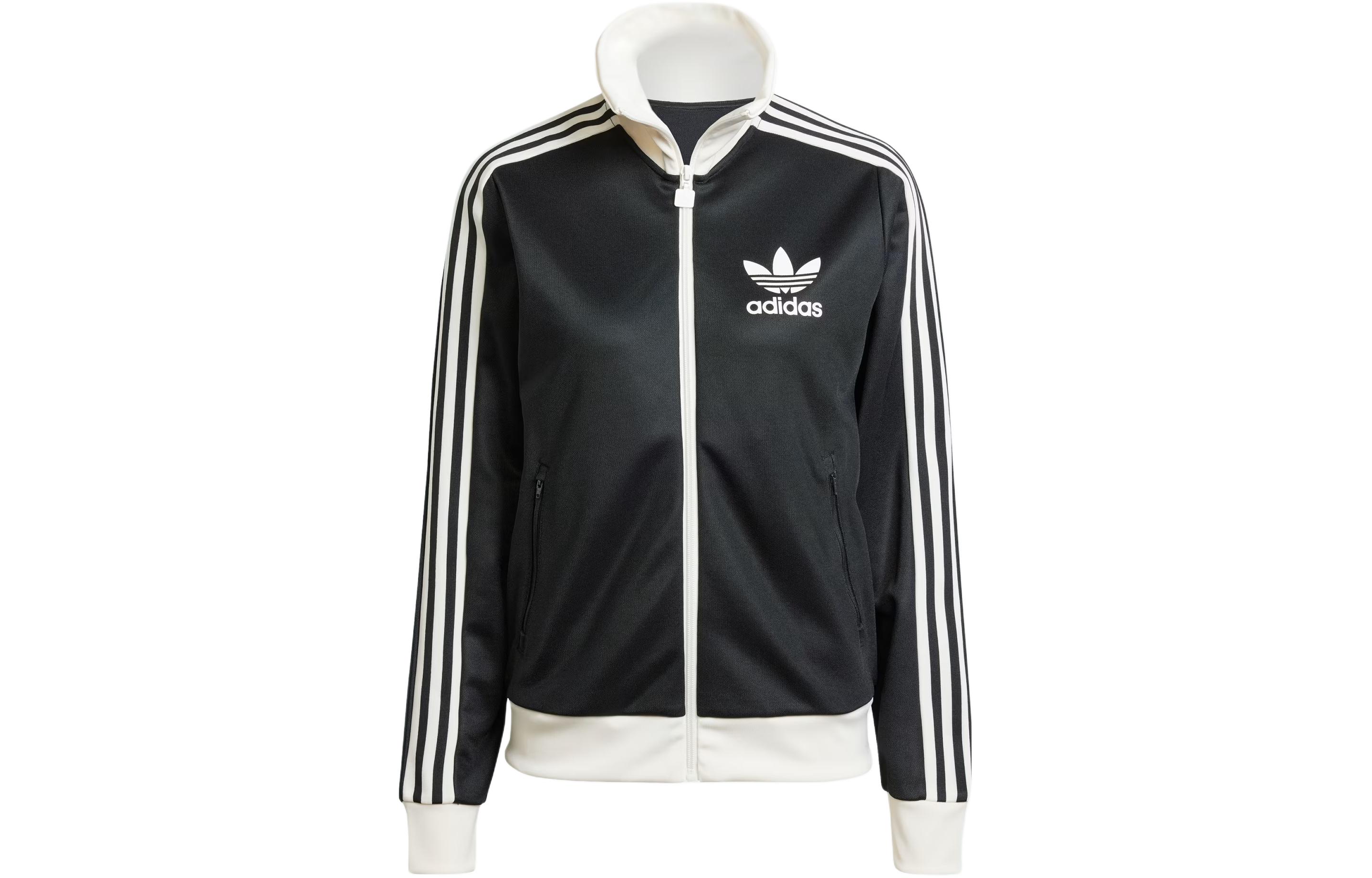 Adidas Originals BECKENBAUER Track Top Jacket Women s Black IR6089 L