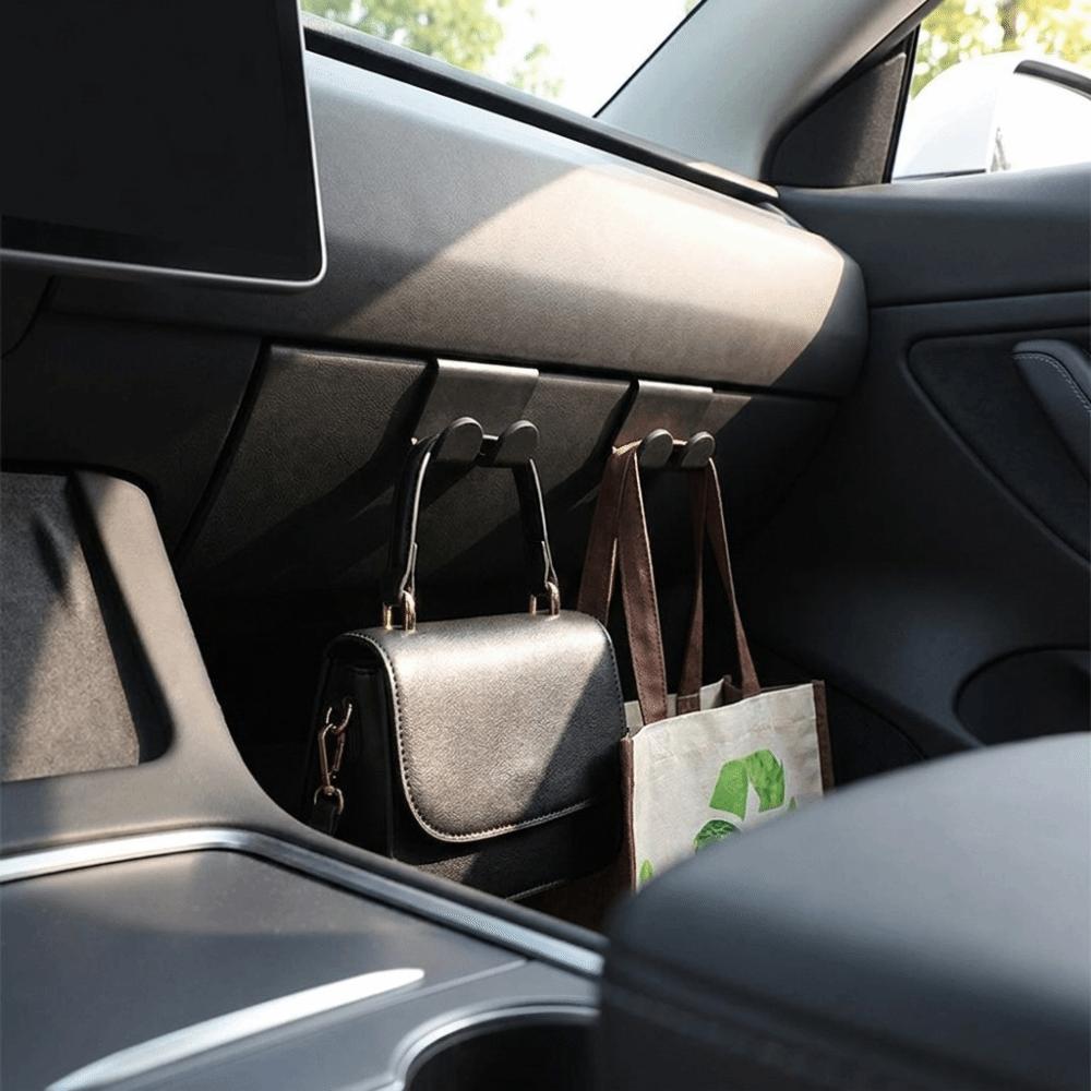 Easy Install Glove Box Hooks ABS Storage Rack Clip Durable Bag Hooks for Tesla Model 3 Model Y Car