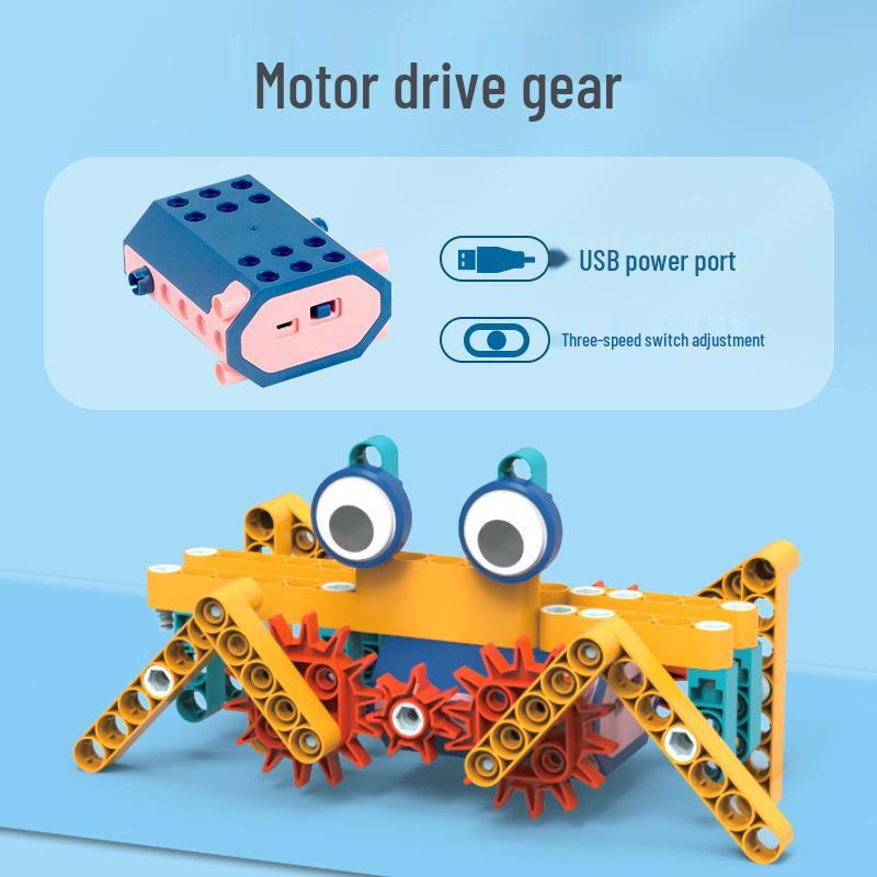 Children's Rechargeable Electric Engineering Building Blocks - Interactive, Large Particle STEM Toys