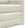 Cream Sleeper Sofa 74 x 77 x 81 cm Velvet