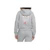 Jordan Flight Fleece Hoodie Women Tops Gray DB9067-063