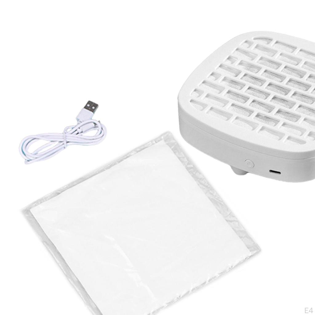 Nail Dust Collector for Acrylic Polishing Portable Manicure Pedicure Home