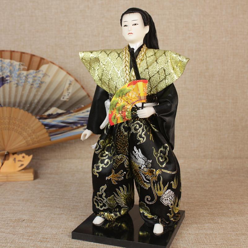 30cm Japanese Samurai Doll Ninja Figurine Decoration of Sushi Restaurant Izakaya Hotel Restaurant Decorative Japanese-style Gift