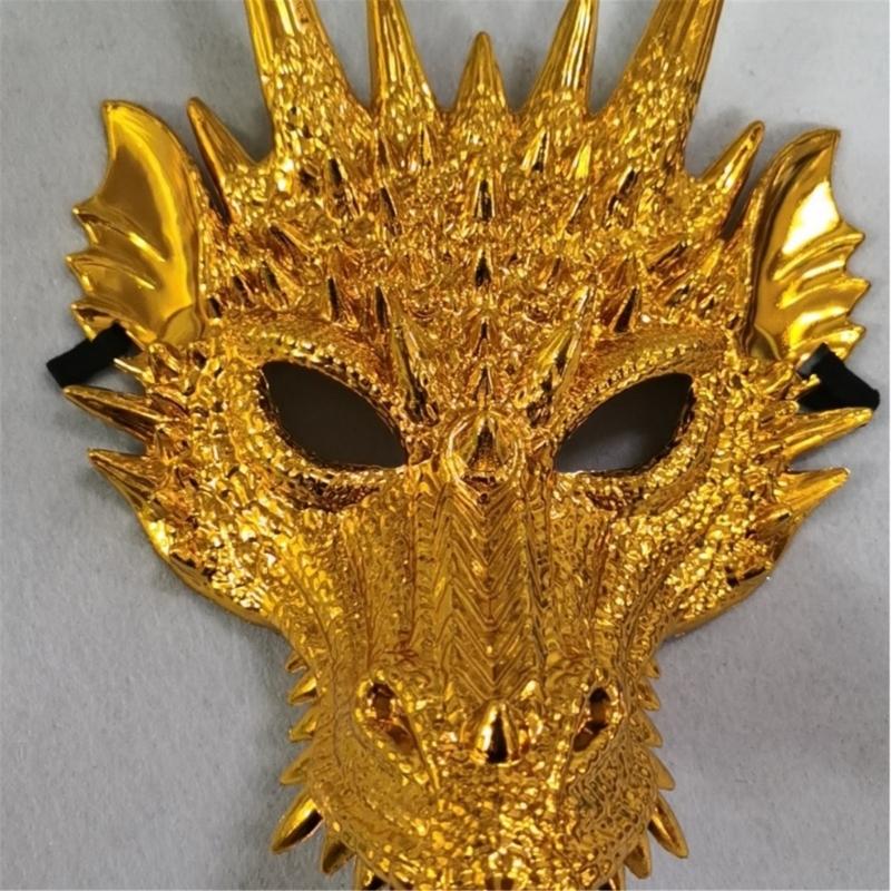 Dragon Mask For Kids Adults Festival Party, Halloween Dragon Cosplay Mask Dragon's Head Mask Halloween Dragon Costume