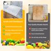 Acrylic Cutting Board Transparent Cutting Board with Lip Edge Cutting Board Chopping Board Clear Countertop Protector Board