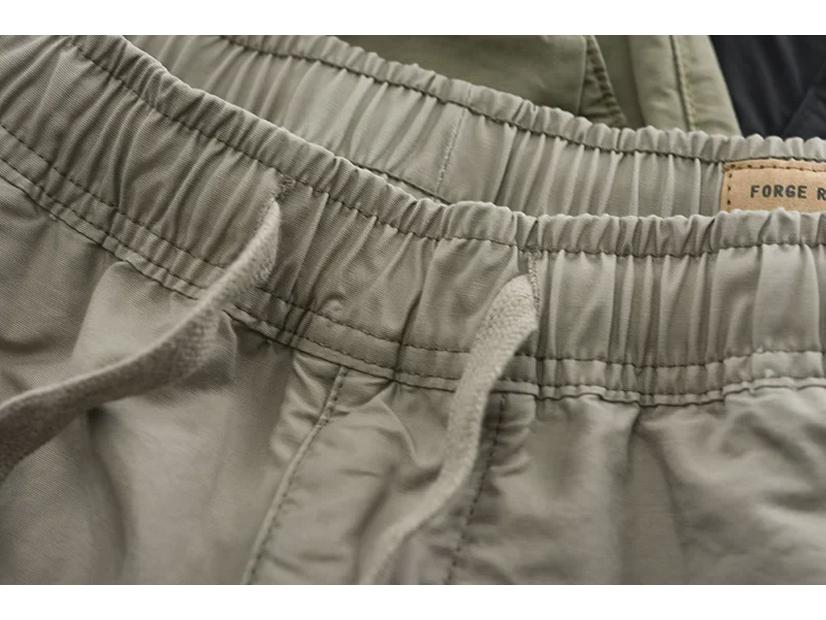 Urban Men's Breathable Elastic-Waist Summer Shorts - Versatile, Lightweight, Loose Fit