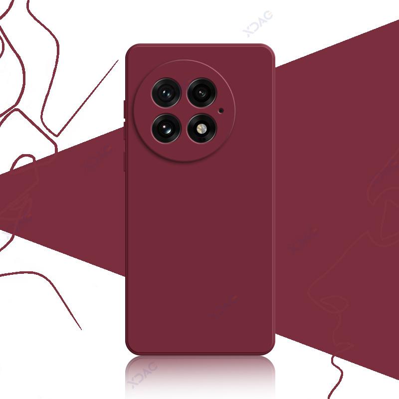 Handyhüllen für OnePlus 13 OnePlus13 5G 6.82" 360 Weiche Luxus Quadratische Flüssigsilikon Rückseite Wasserdichte Taschen