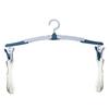 Foldable Hangers For Clothes Anti-Slip Folding Clothes Hangers Portable Clothes Drying Rack Household Clothes Hangers With Clips