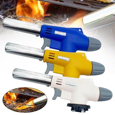 Quemador de Gas para soldar, llama, soplete de Gas, pistola de llama, soplete para cocinar, soldadura de butano, encendido automático, encendedor de gas, calefacción