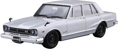 Aoshima Bunka Kyozai The Model Car 45 Nissan PGC10 Skyline Plastic Plastic Model (AOSHIMA) No. 1/24 2000GT-R '70 Pre-Colored