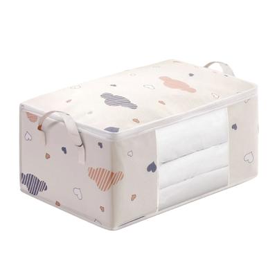  Zippered Clothes Container for Blankets Large Capacity Portable Storage Bag
