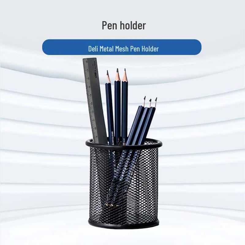 Deli Metal Mesh Pen Holder