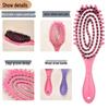 Cross-Border Bounce Large Wave Styling Comb - Fluffy, High Skull Top, Hollowed Rib Massage Brush
