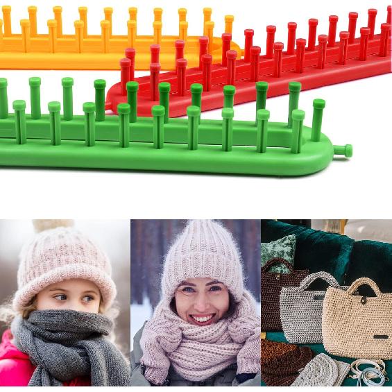 Coopay Knitting Loom Set for Kids Scarf Blanket Shawl
