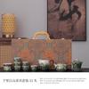 Ru Kiln Dunhuang Baoxiang One-pot Six-cup Tea Set Set for Customers, Business Gifts for Employees, and As Souvenirs