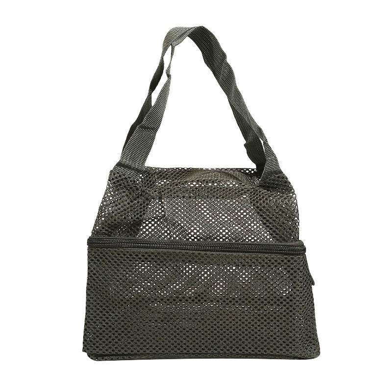 Portable Mesh Beach Bag Multifunctional Clear Shower Cosmetic Bag Storage Pouch Toiletries Organizer Travel Wash Bag Gym