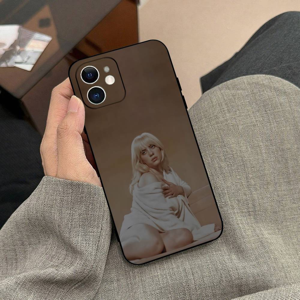 Singer C-BillieS Album Phone Case Black Phone Case For IPhone 17/16/15/13/14 Pro Max/ 11Plus/X/Xr/Xs Max 13mini