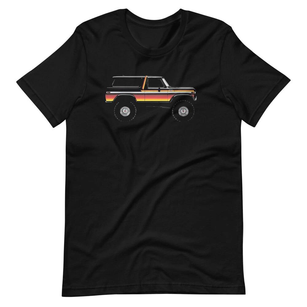 

1979 Ford Bronco Artwork Graphic Tee Shirt Unisex 100% Cotton T-shirt Mens Tees Top L
