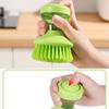 Automatic Liquid Adding Dishwashing Brush Kitchen Cleaning Brush  Washing Utensils