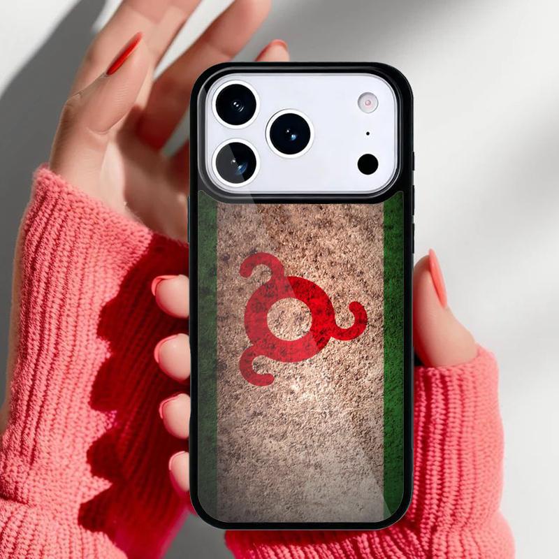 Ingushetia Flag Phone Case for iPhone 17 16 15 14 13 Pro Max Back Cover for 12 11 Pro Coque