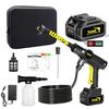 Cordless High-Pressure Washer, Rechargeable, Brushless Motor, 10MPa High-Capacity Battery, Battery Level Display, PSE Certified, Compatible with Makit