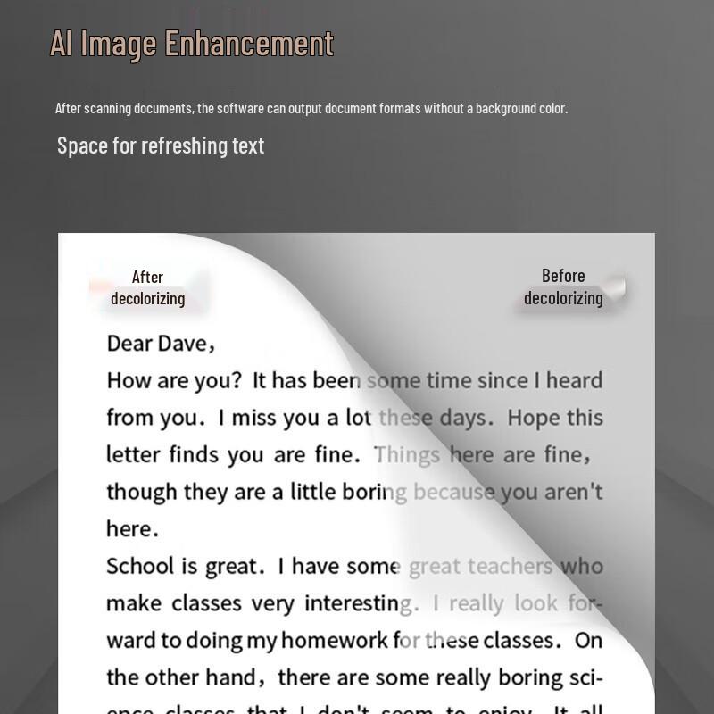 Deli GK110 A3 High-Speed Document Camera Scanner CN Plug (adapter Included)