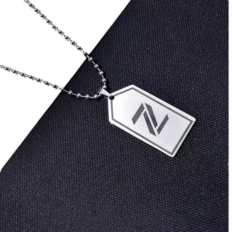 Undecided Event Book Same Necklace Lu Jing and Zuo Ran Xia Yan Z Key Pendant Titanium Steel Necklace