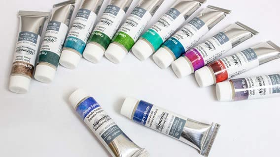 KUSAKABE Transparent Watercolor Paint Harmonia Set 10ml 12-Color (No. 4)