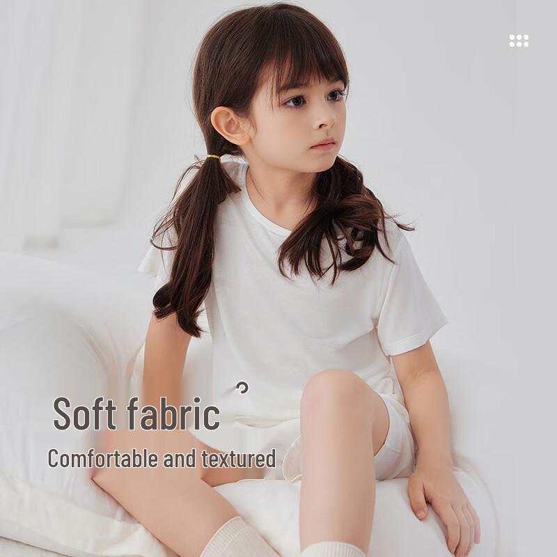 LABI Kids' Summer Jacquard Mesh Loungewear Set
