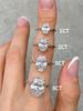 925 Zilver 1-8CT Zircon Prachtige Glanzende Ovalen Steen Ring Voor Vrouwen Verloving Bruiloft Luxe Hoge Kwaliteit Fijne Sieraden